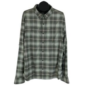 REI Button Up Shirt Men's XL Plaid Long Sleeve Casual Outdoor Hiking Breathable